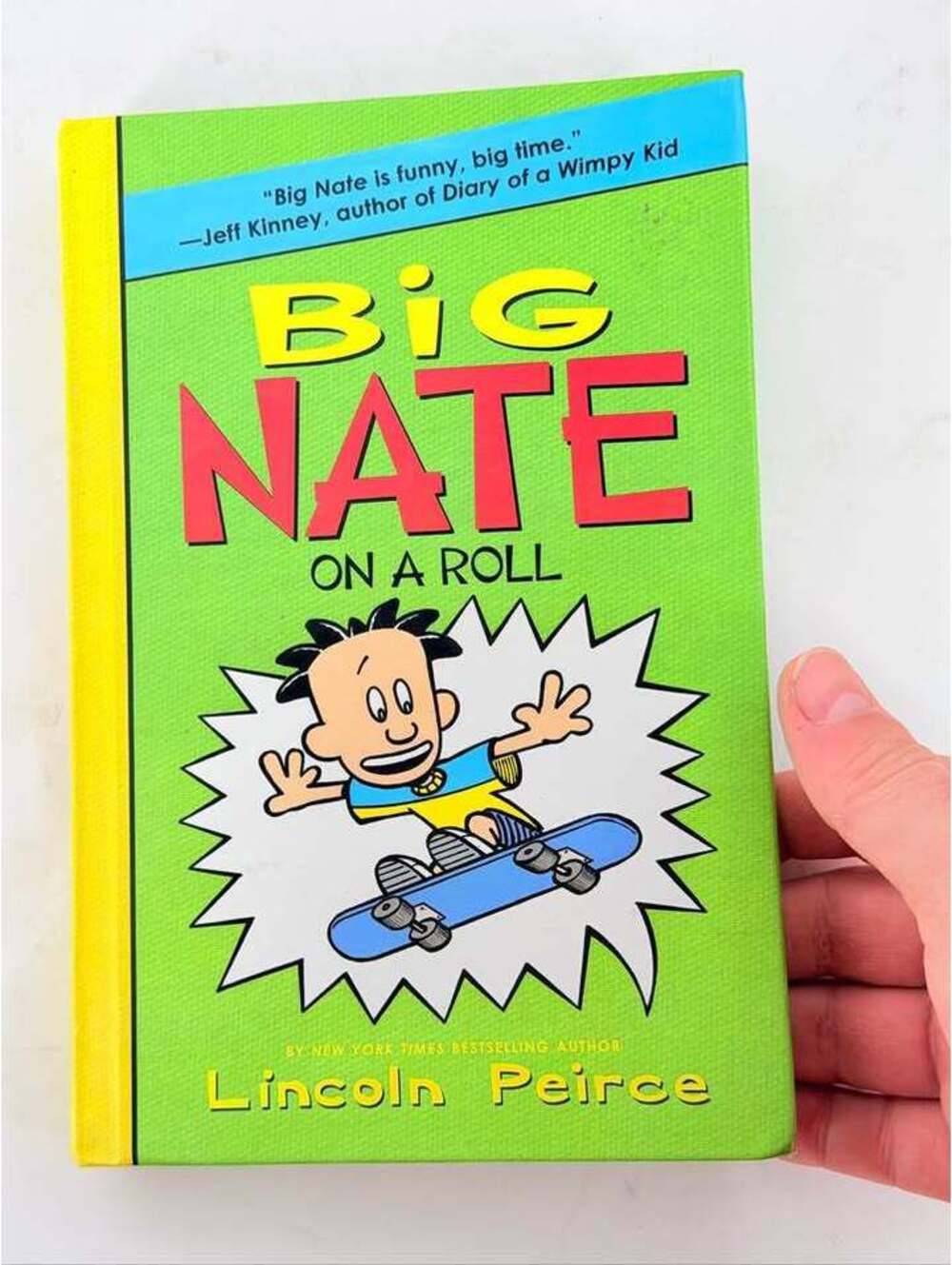 Big Nate On a Roll Hardcover Book First Edition by Lincoln Peirce